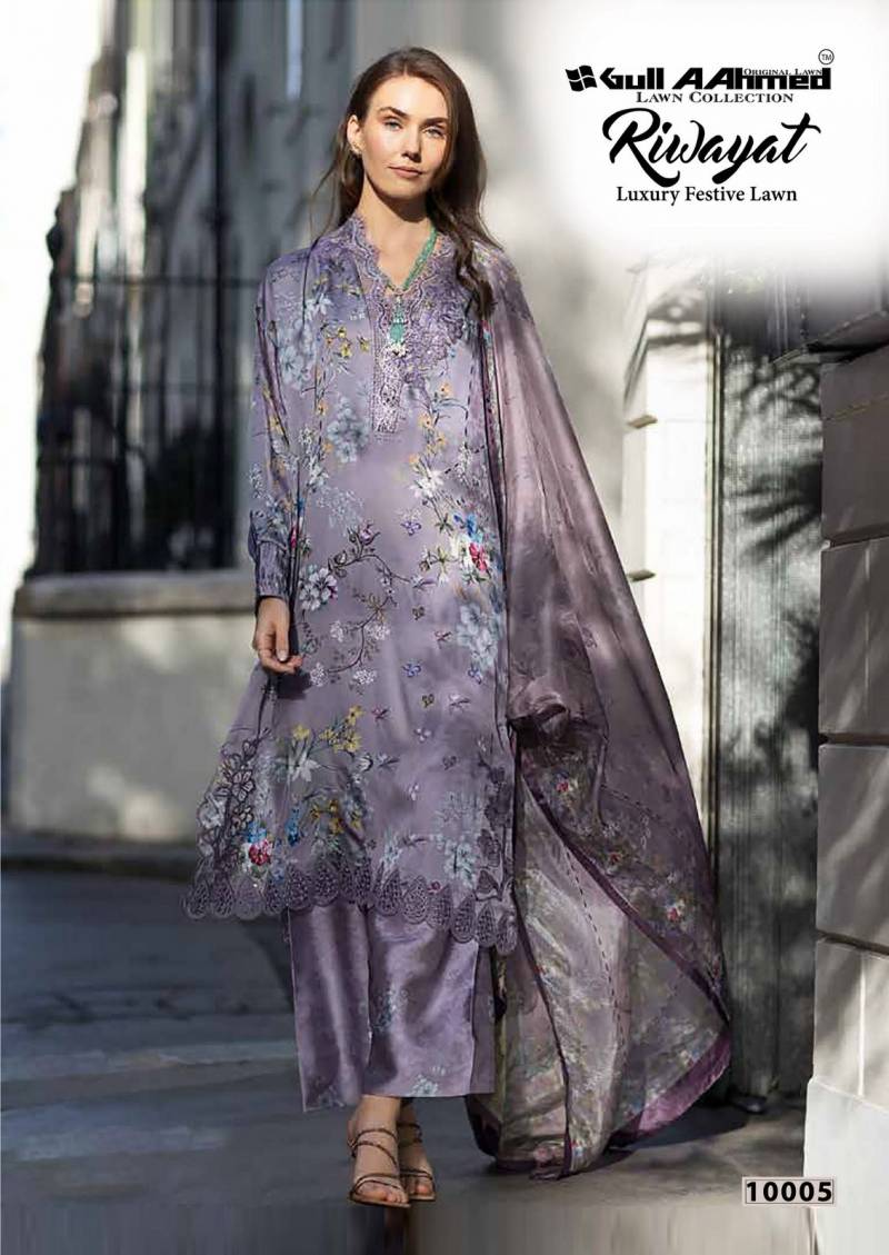Riwayat Vol 10 By Gull A Ahmed Readymade Cotton Kurti Sets Wholesale Clothing Distributors In India