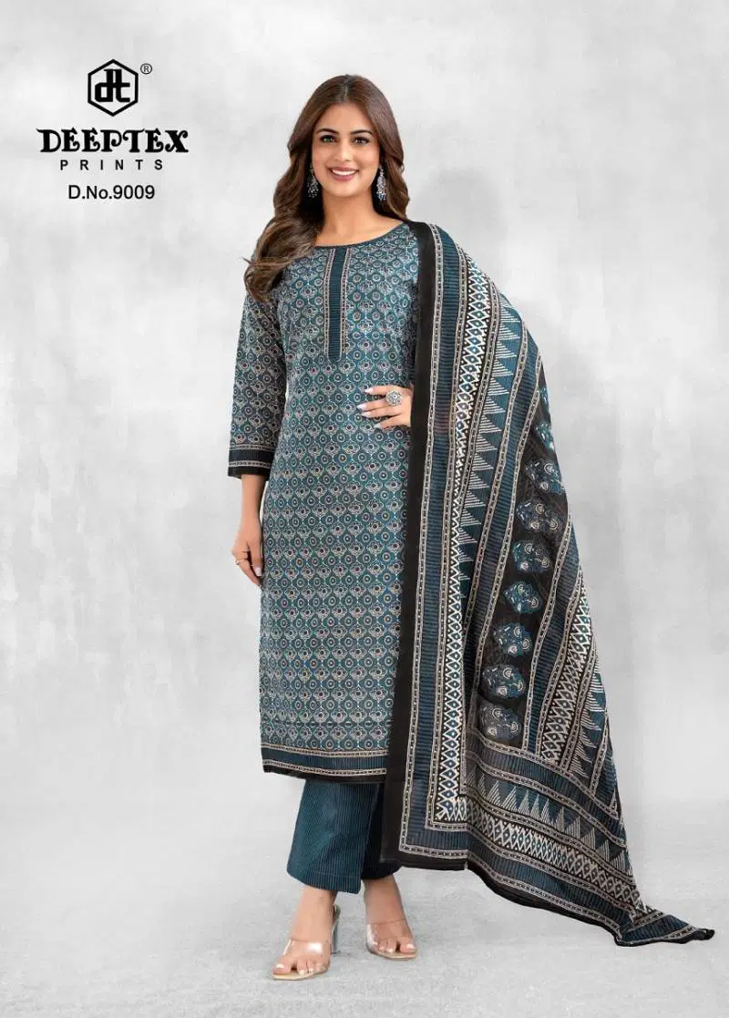 Aaliza Vol 9 By Deeptex Cotton Printed Fancy Dress Material Suppliers In India
