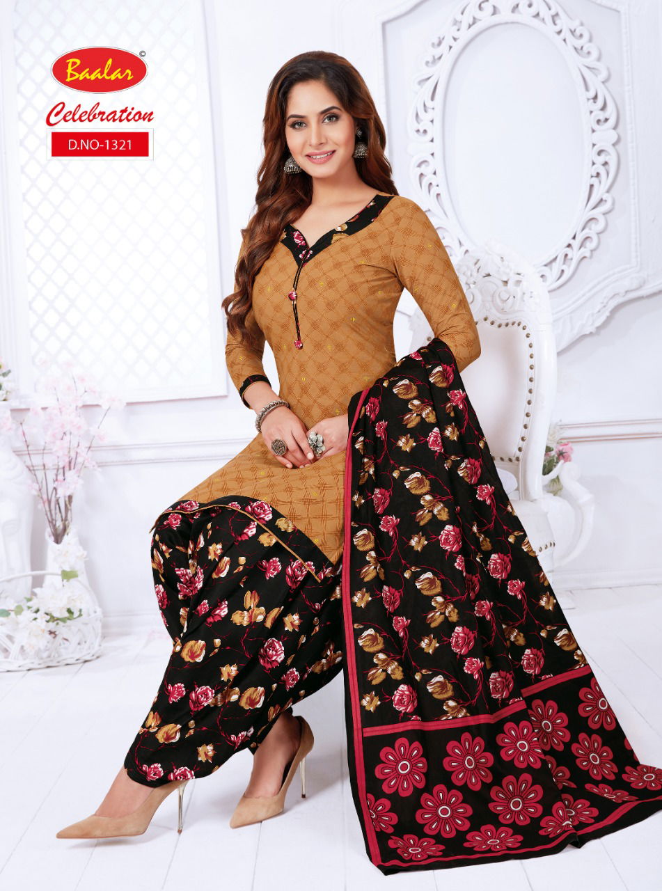 Baalar Celebration 13 Exclusive Printed Casual Wear Ready Made Cotton Patiyala Suit Collection 