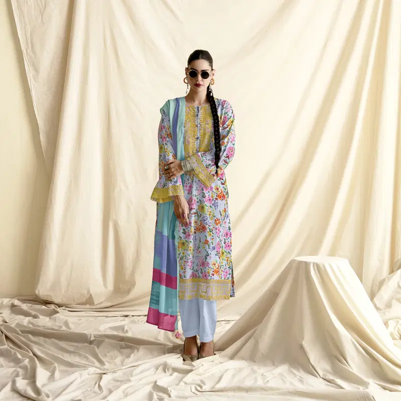 Canvas By Kimora Sohani Lawn Printed Salwar Suits Wholesale Online