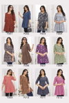 Zara Vol 7 By Laado Cotton Printed Surat Ladies Tunic Top Wholesale Market