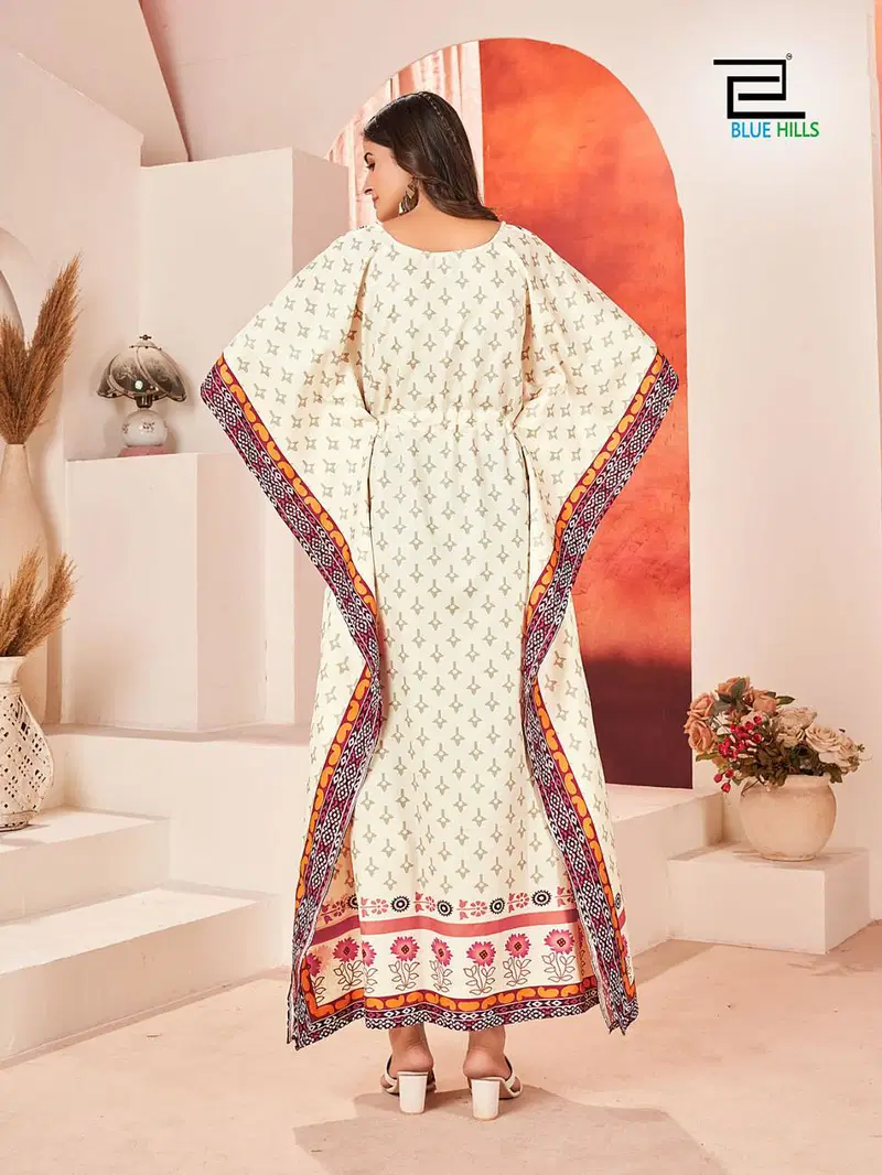 Blue Hills Stare Vol 25 Printed Kaftan Kurti Collection
