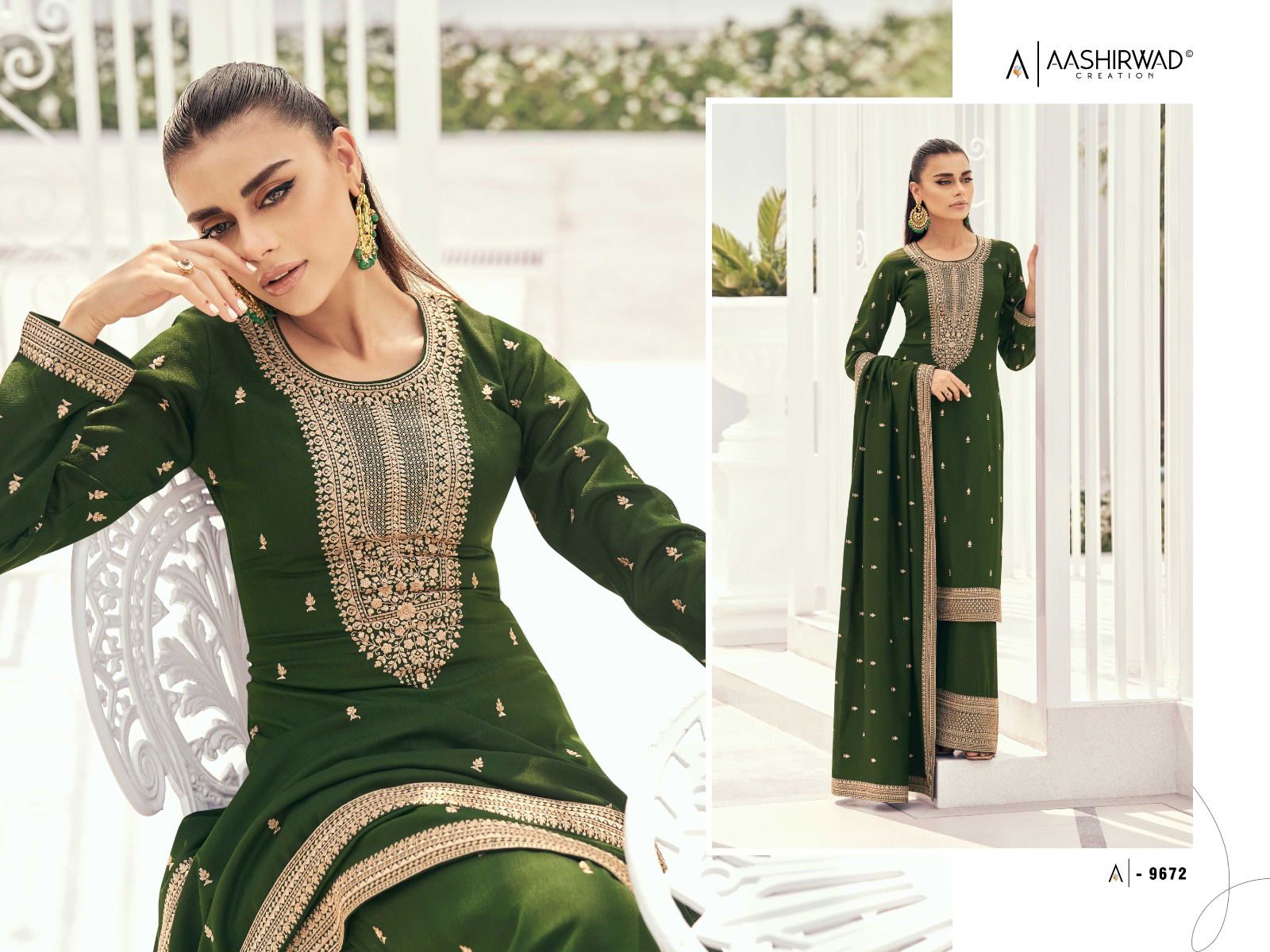 Preet By Aashirwad Silk Salwar Suit Catalog