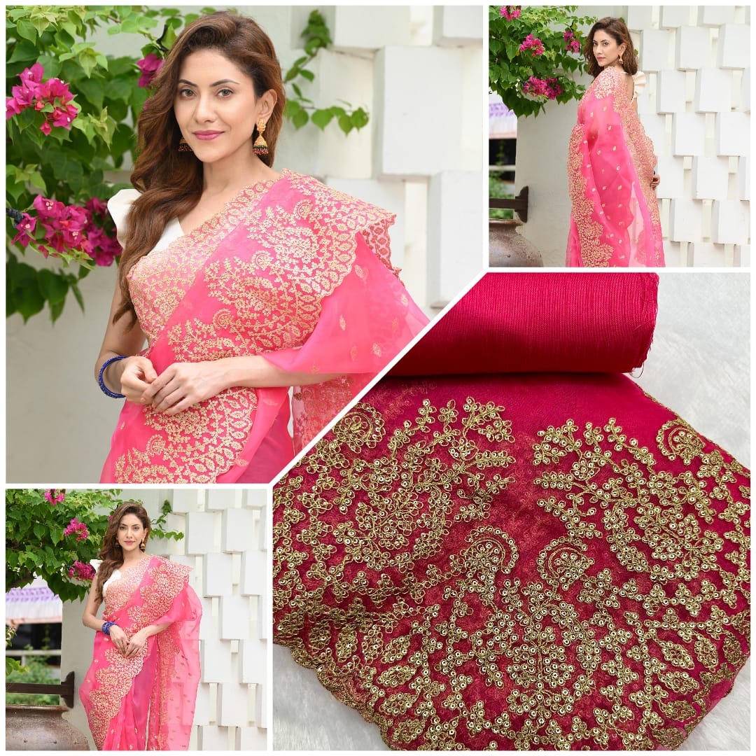 Kavita By Tc Pure Organza Heavy Embroidery Sarees Catalog