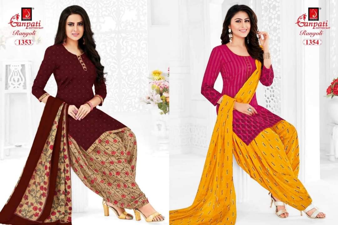 RANGOLI VOL- 13 Latest Fancy Designer Casual Wear Cotton Printed Dress Material Collection