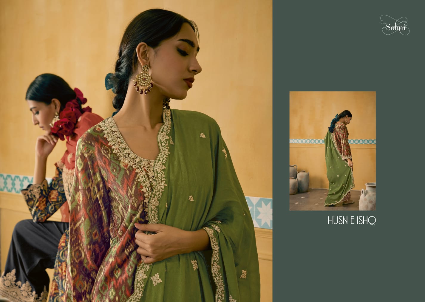 Husn E Ishq By Kimora Velvet Embroidery Salwar Kameez Catalog