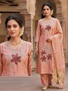 Chiku Combo Mul Chanderi Beads Worked Kurti Set