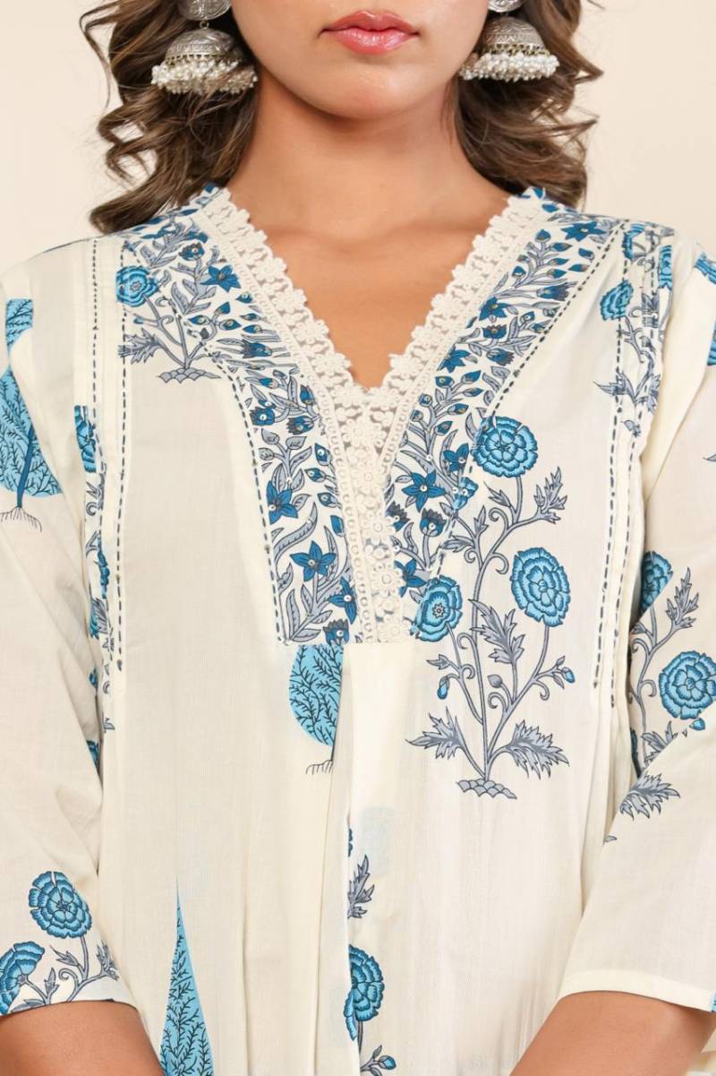 Tanyaa P 209 Cotton Wholesale Kurti With Bottom Dupatta In India
