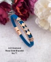 AD Diamond Rose Gold Fancy Bracelets Accessories Catalog