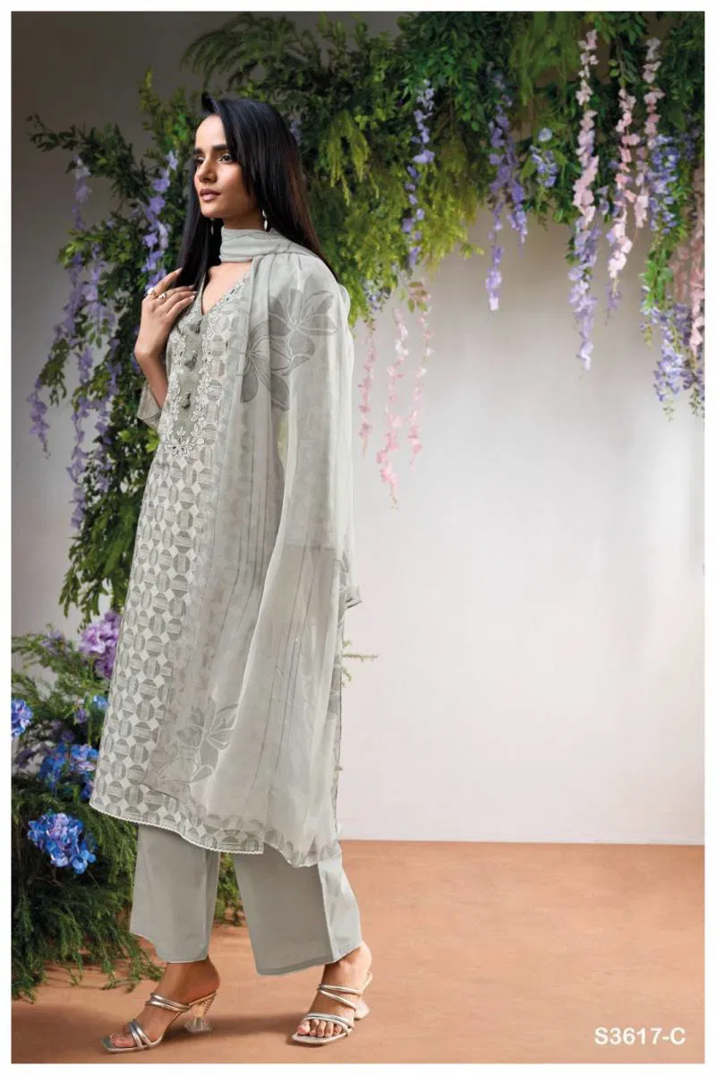 Evaraah By Ganga Cotton Printed Embroidered Salwar Kameez Best Wholesale Shop In Surat