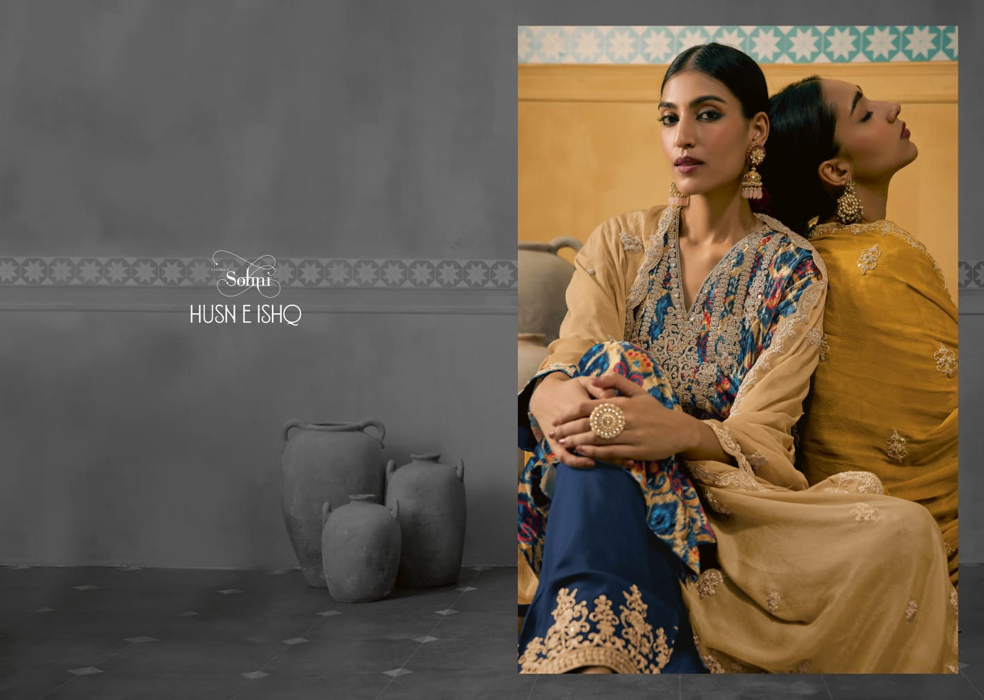 Husn E Ishq By Kimora Velvet Embroidery Salwar Kameez Catalog