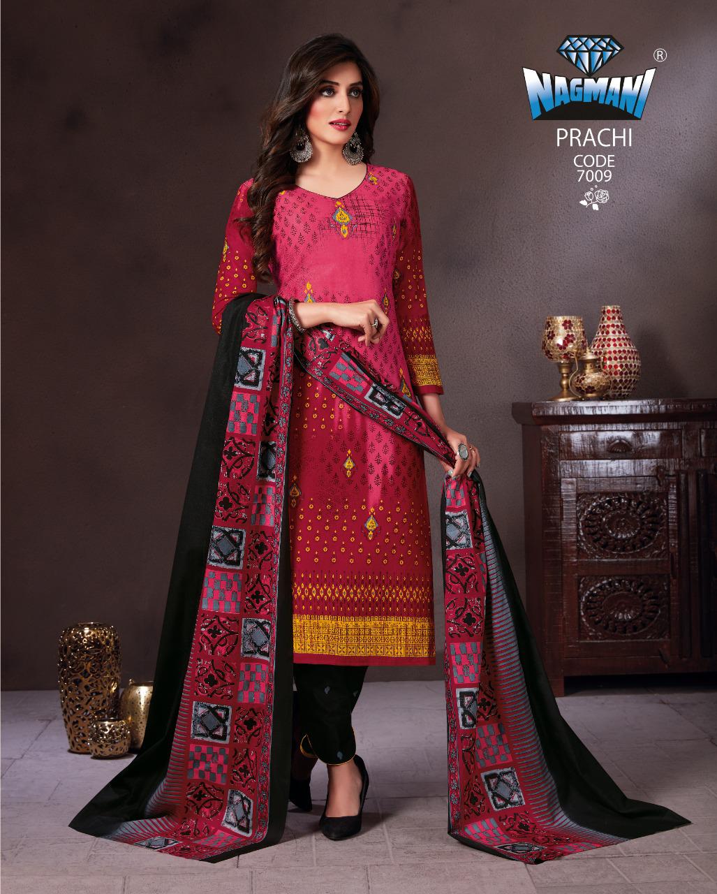 Nagmani Prachi 7 Cotton printed Casual Daily Wear Dress Material Collection