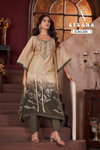 DN 206 By Afsana Modal Mirror Work Kaftan Kurti With Bottom Wholesale Online