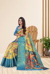 Shrinidhi Soft Silk Kalamkari Printed Designer Saree Catalog