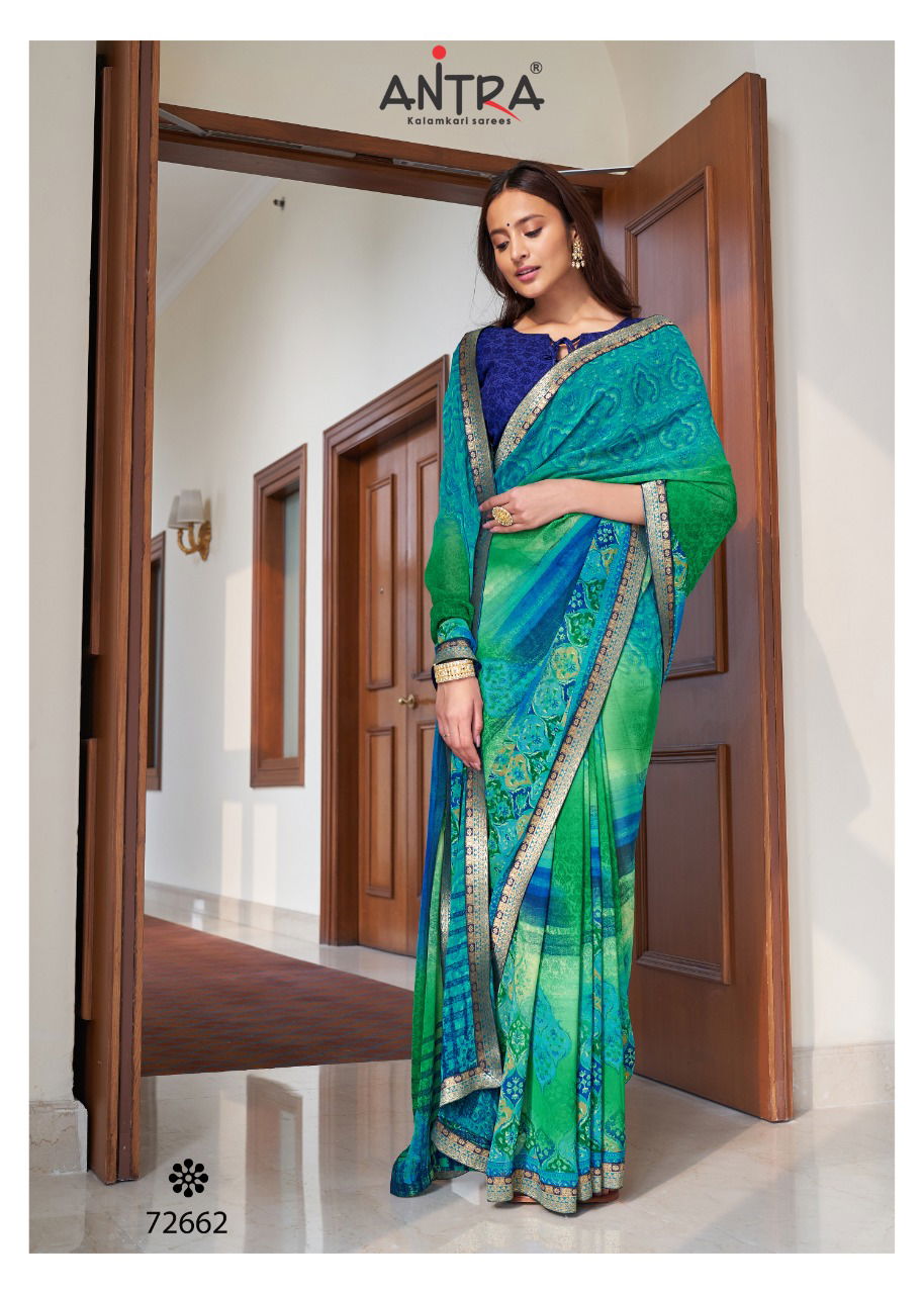 ANTRA SAVERA Latest Designer Fancy Regular Casual Wear Weightless printed saree Collection