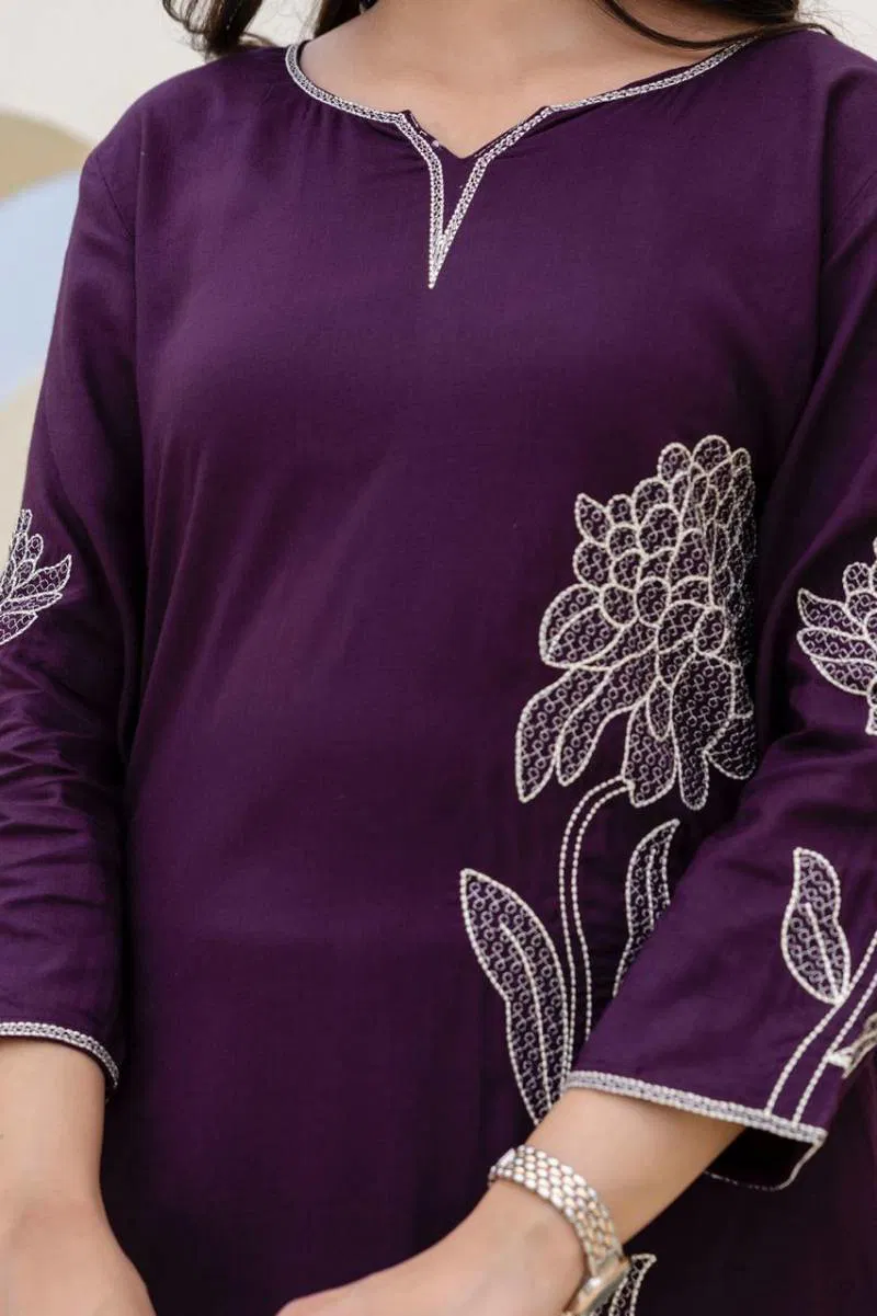 Tanyaa P 305 Fancy German Rayon Kurti With Bottom Exporters In India
