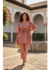 Naisha K 385 Cotton Printed Casual Wear Kaftan Co Ord Set Wholesale Suppliers In Mumbai