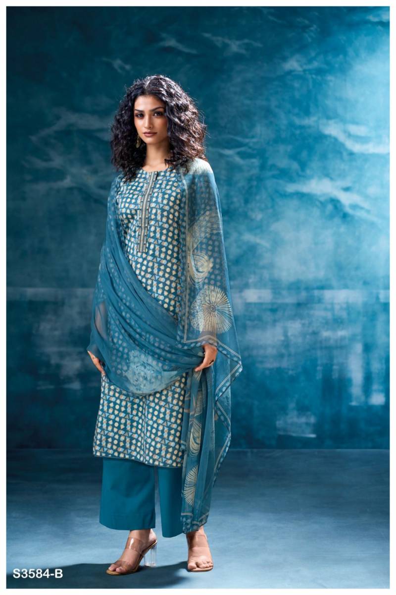 Nivritti By Ganga Cotton Printed Embroidered Salwar Kameez Wholesale Market In Surat With Price