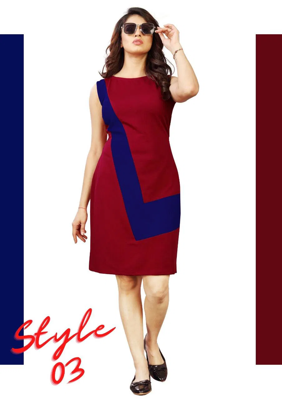 Polyester Spandex Latest Designer Casual Wear American Crape Western Collection
