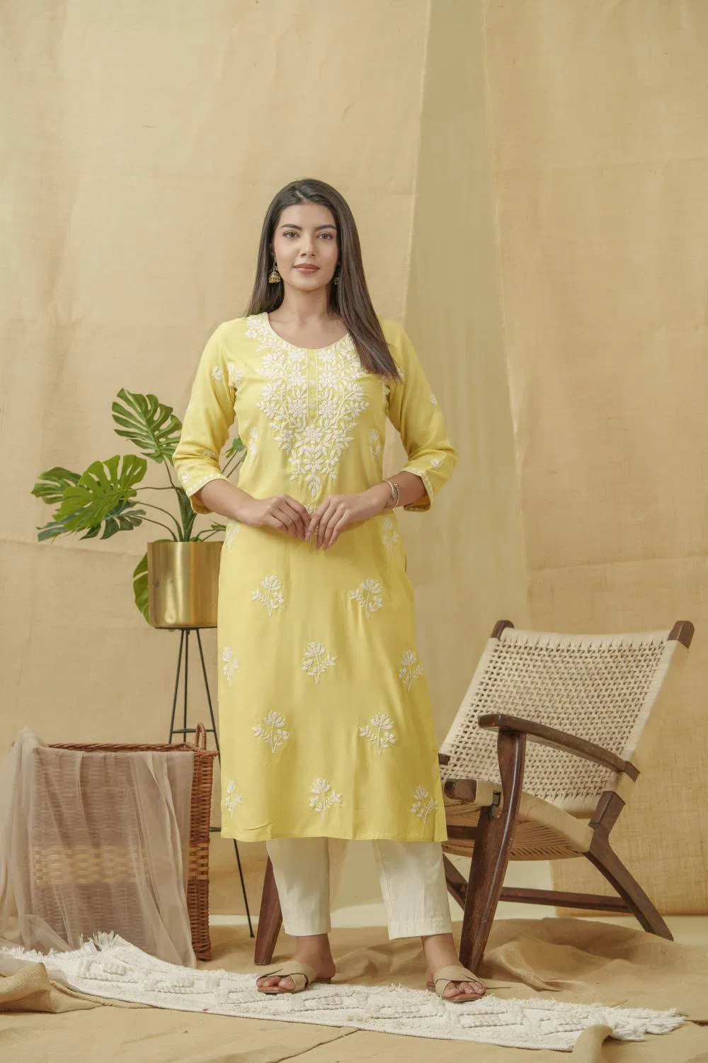 Chikankari Kurta By Psyna Online Wholesale