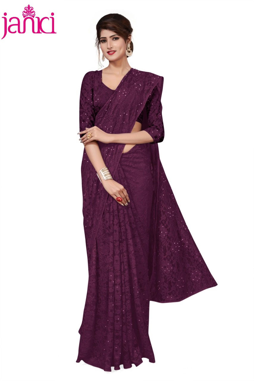 Full Net Designer Stylish Party Wear Saree Collection 