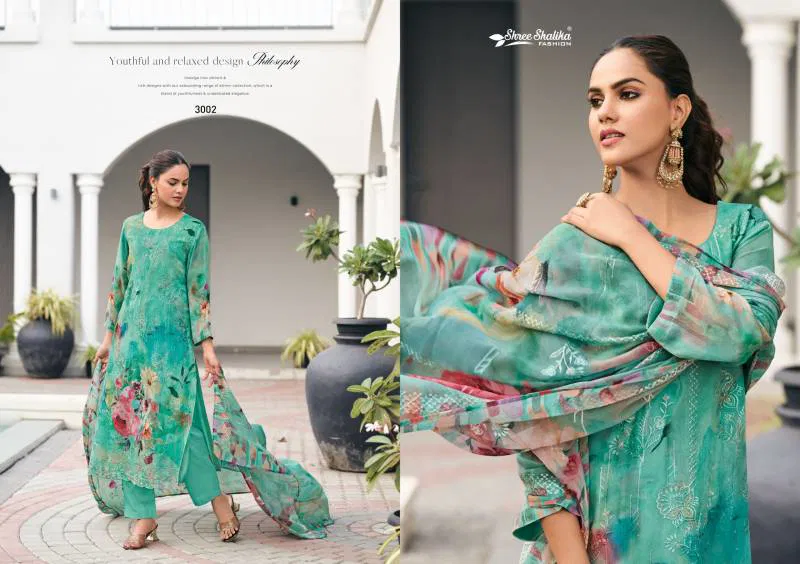 Sabyasachi Vol 3 By Shree Shalika Georgette Dress Material Orders In India