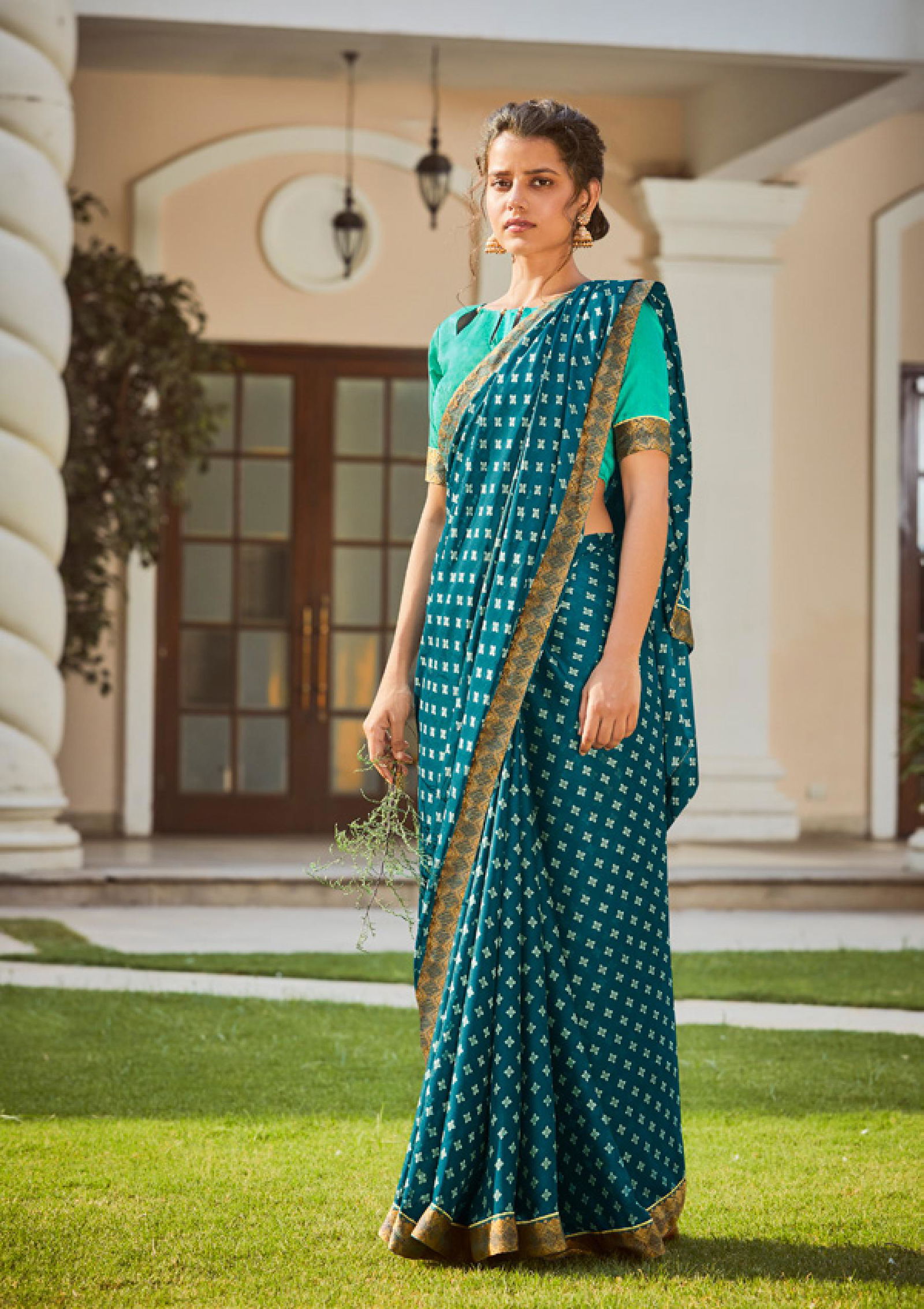 Shangrila Veronica Georgette Fancy Ethnic Wear Designer Printed  Saree Collection

