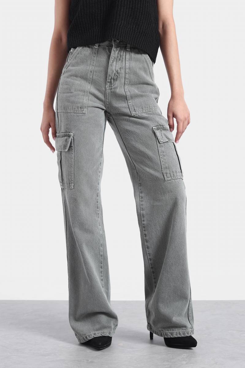 Zoei Denim Grey 1 Stylish Ladies Jeans Wholesale In India