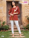 Viana By Tips And Tops Rayon Printed Wholesale Wastern Ladies Top In India