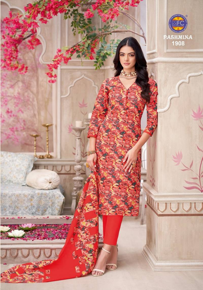 Pashmina Vol 19 By Mfc Printed Cotton Dress Material Orders In India