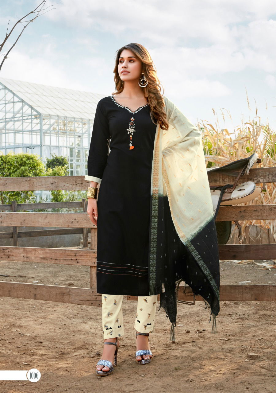 Karissa Radhika Latest  Fancy Designer Rayon Mirror Work Readymade Kurtis Collection
