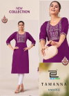Tamanna By Blue Hills Roman Silk Jari Work Kurtis Wholesale Market In Surat
