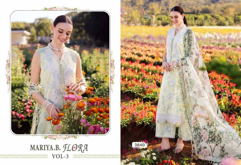 
Mariya B Flora Vol 3 By Shree Cotton Dupatta Pakistani Salwar Suits Wholesale Clothing Distributors In India
