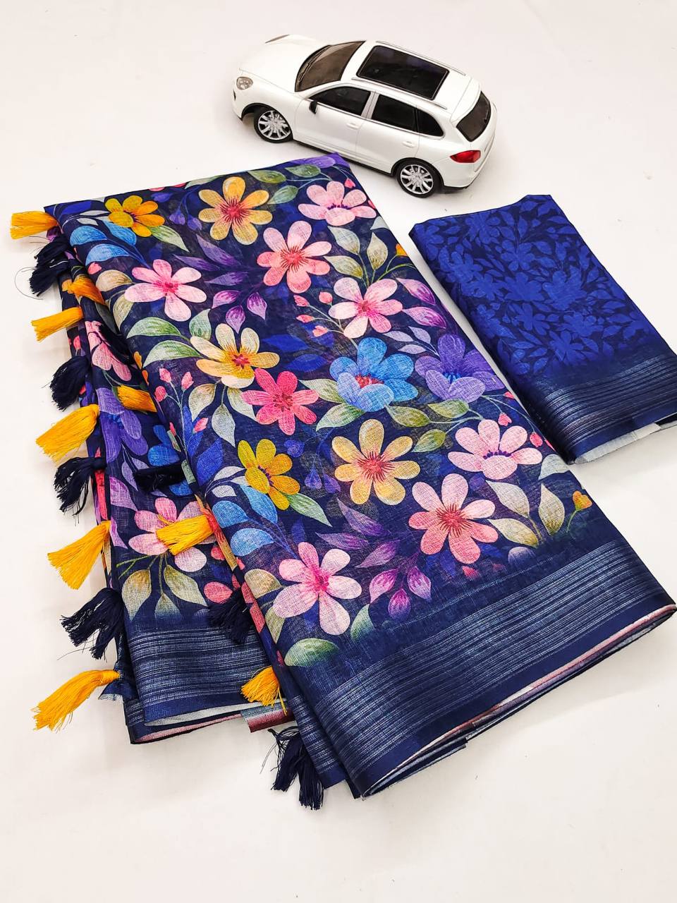MG 288 Linen Printed Non Catalog Sarees