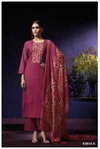 Oviana 3943 By Ganga Satin Cotton Embroidered Salwar Suit Wholesale Online