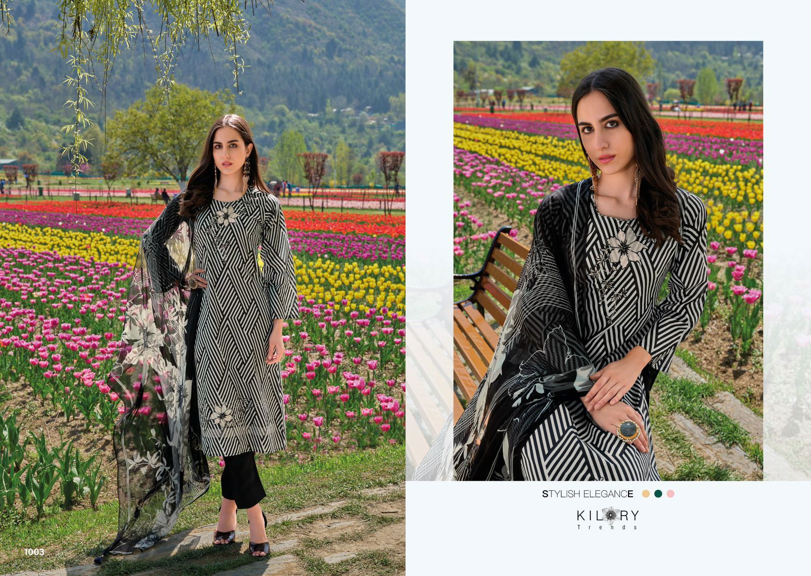 Elnaz Vol 2 By Kilory Embroidery Pure Lwan Cotton Salwar Kameez Wholesale In Delhi