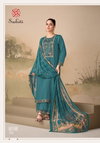 Kiyari By Sudriti Cosmos Satin Printed Dress Material Wholesale Shop In Surat