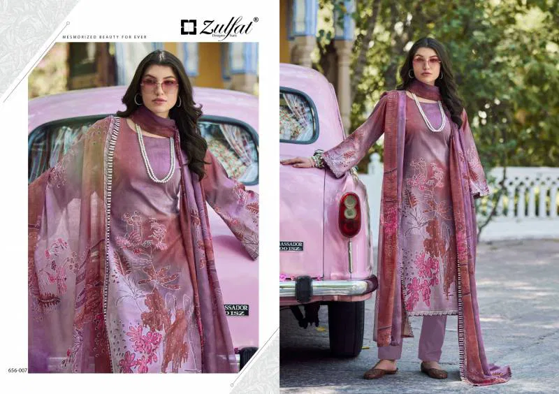 Bahaar By Zulfat Cotton Printed Fancy Dress Material Wholesale Kurti In India
