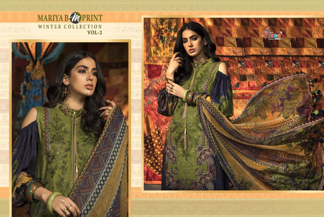 Shree Maria B Mprint Winter Collection 2 Latest Fancy Casual Wear  Pakistani Salwar Suits Collection

