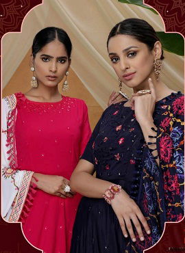 Subhkala Flory Vol 6 Latest Designer Festive Wear Embroidered Heavy Ladies Gown Collection (Single 1760/-)