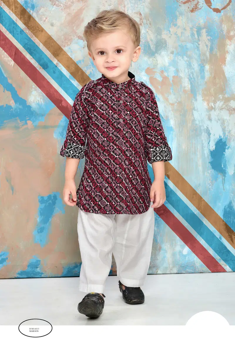 Adhvik kids Occasion Wear Boys Kurta Pajama Wholesalers In Delhi