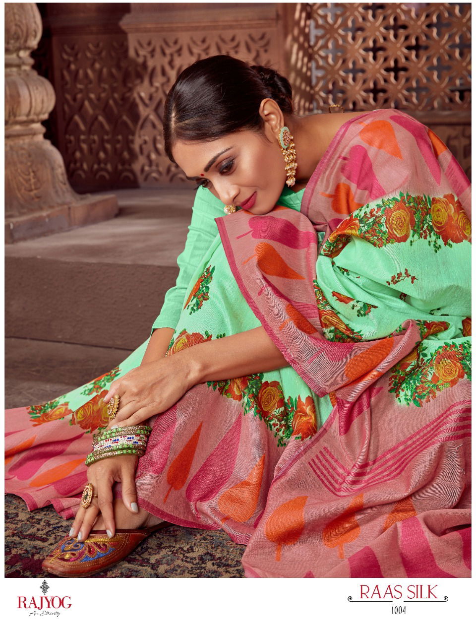 Rajyog Raas Silk Latest Traditional Festive Wear Designer Soft Cotton Saree Collection 