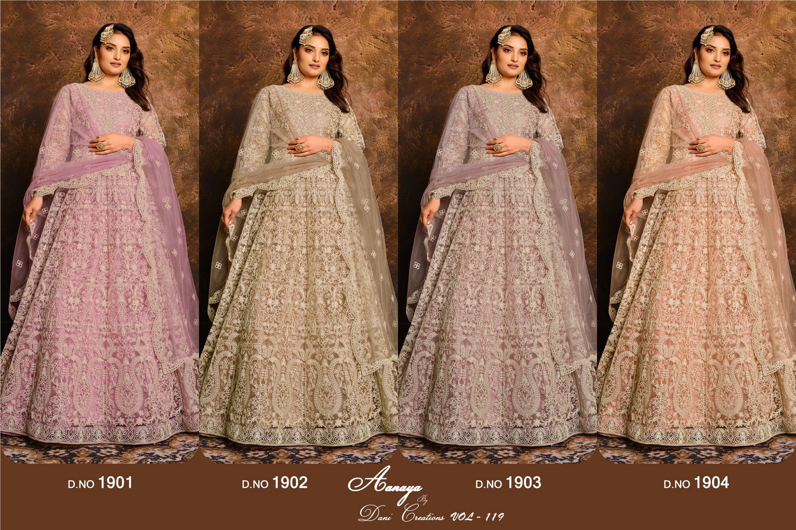 Aanaya Vol 119 By Dani Net Salwar Suit Suppliers In India