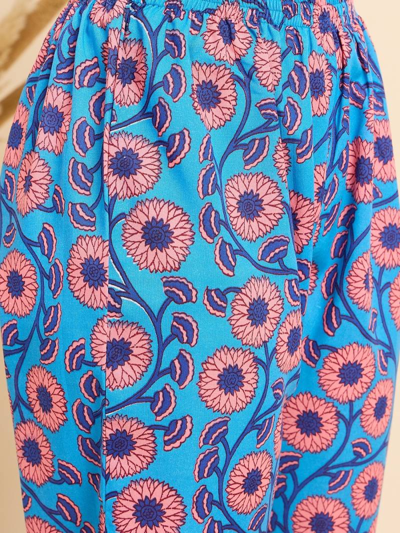 Dhruvi 293 Rayon Printed Kurti Bottom With Dupatta Online Wholesale