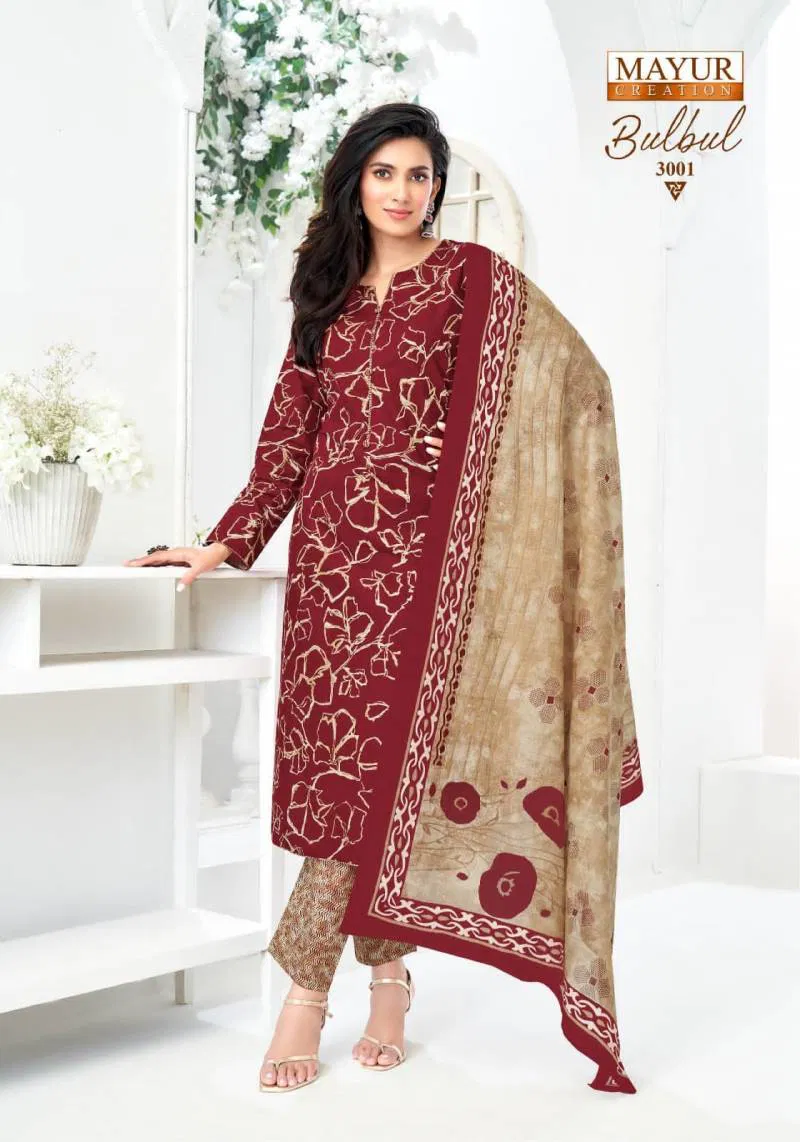 Bulbul Vol 3 By Mayur Cotton Printed Dress Material Bulk Orders In India