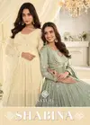 Shabina By Sayuri Georgette Wholesale Gown And Dupatta Suppliers In Mumbai
