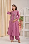 Naisha K 71 Khadi Cotton Embroidery Surat Kurti With Bottom Wholesale Market
