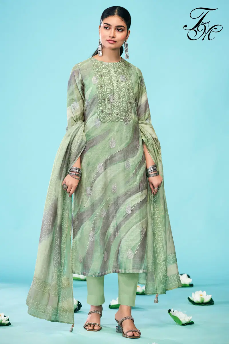 Samreen By T&M Linen Printed Dress Material Wholesale Shop In Surat