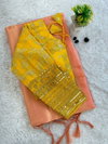 LC 651 By Laabh Pure Soft Tissue Silk Designer Readymade Blouse Sarees Manufacturers