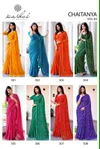 Chaitanya Vol 3 By Kashvi Georgette Bandhani Bandhej Sarees 